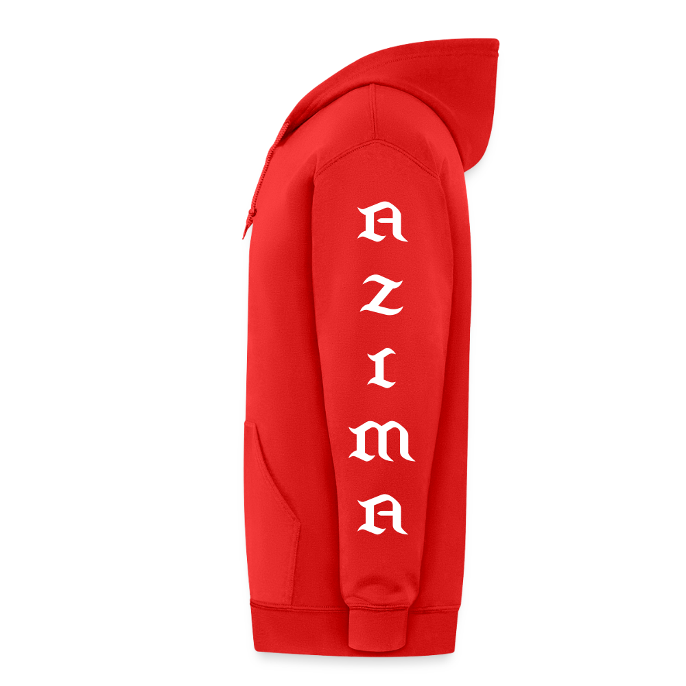 "Azima" Hooded Jacket - red