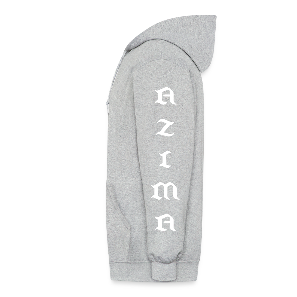 "Azima" Hooded Jacket - heather grey