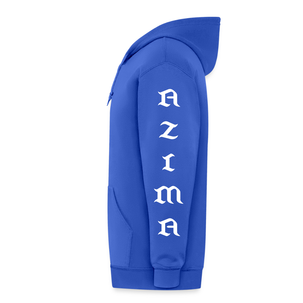 "Azima" Hooded Jacket - royal blue