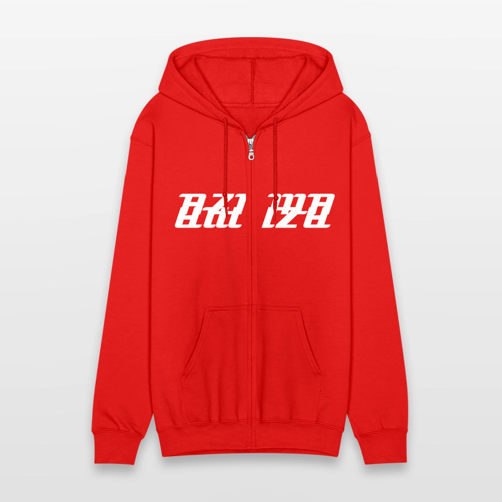 "Azima" Hooded Jacket - red